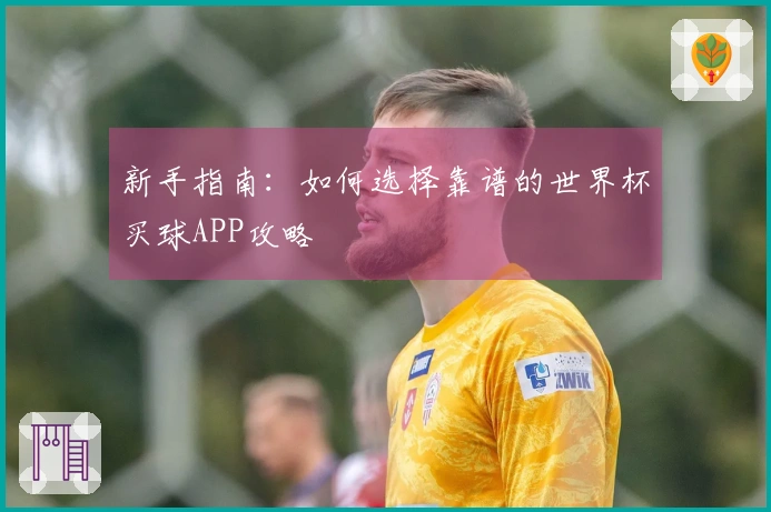 新手指南：如何选择靠谱的世界杯买球APP攻略